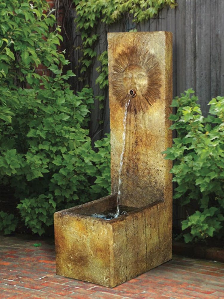 Del Sol Single Spout Fountain - Outdoor Art Pros