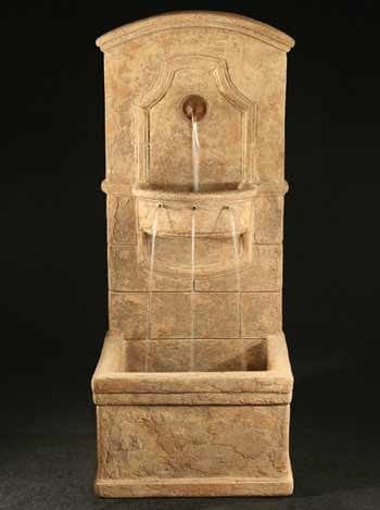 Di Amico Wall Outdoor Fountain - Outdoor Art Pros
