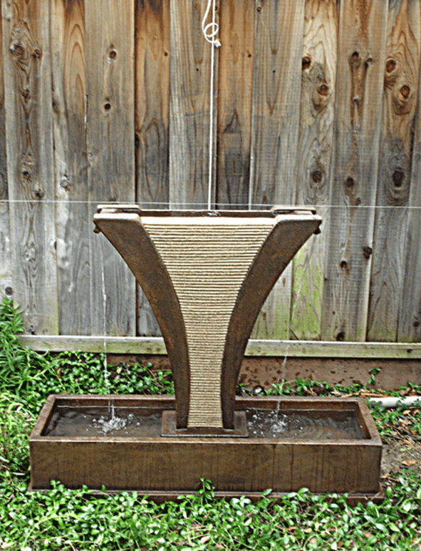 Diesse Fountain with Side Spillways - Outdoor Art Pros