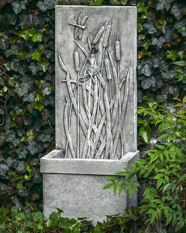 Dragonfly Wall Water Fountain - Outdoor Art Pros