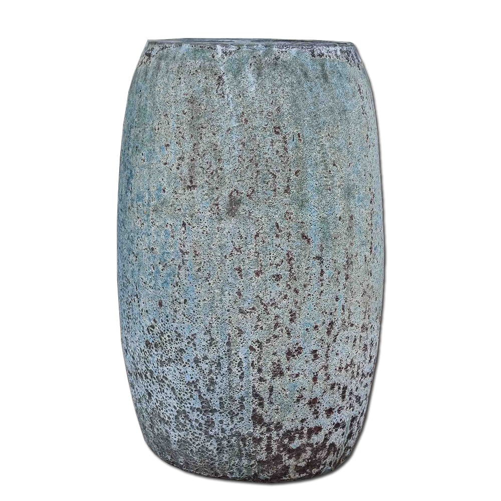 Eden Terra Cotta Planter in Verdigris Finish