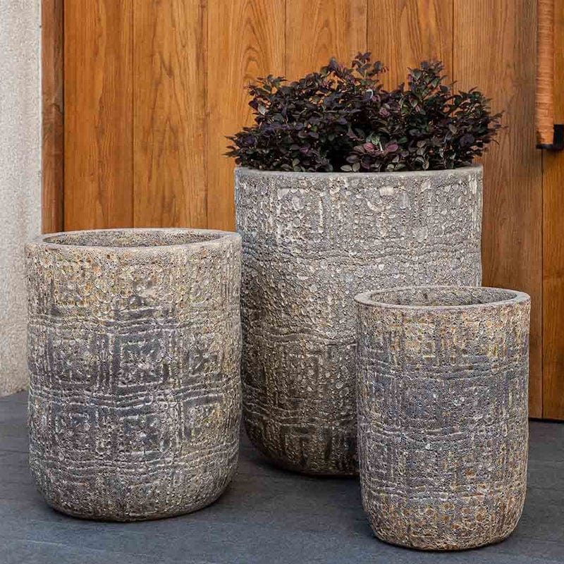 Eero Planter Set of 3 in Angkor - Outdoor Art Pros