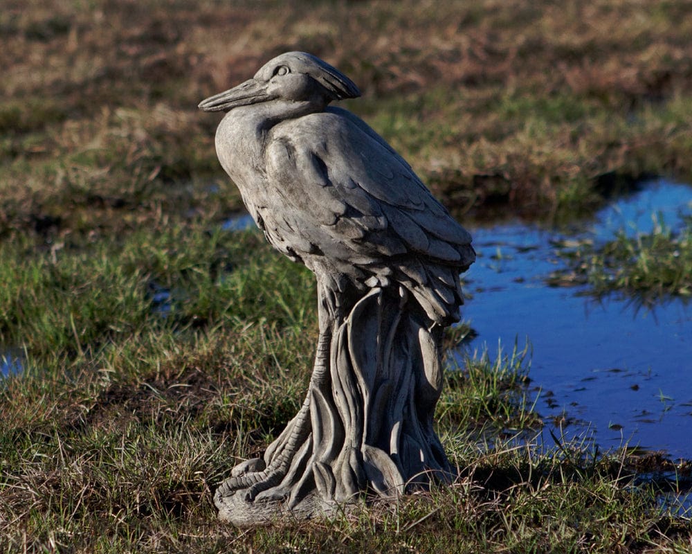 Egret Garden Statue - Outdoor Art Pros