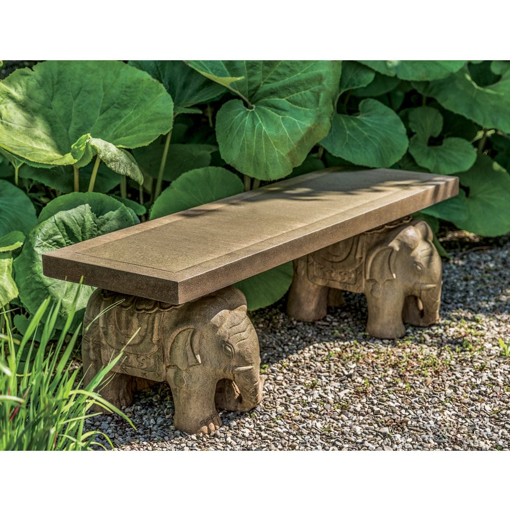 Elephant Bench - Outdoor Art Pros