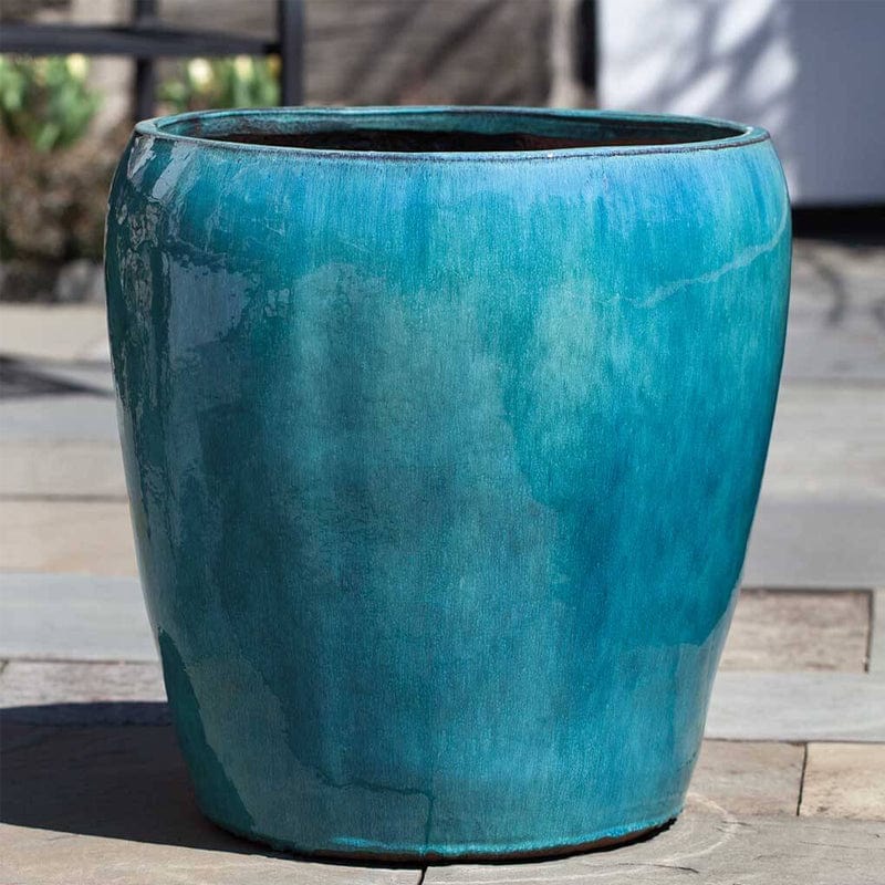 Ellesmere Planter Set of 3 in Aqua - Outdoor Art Pros