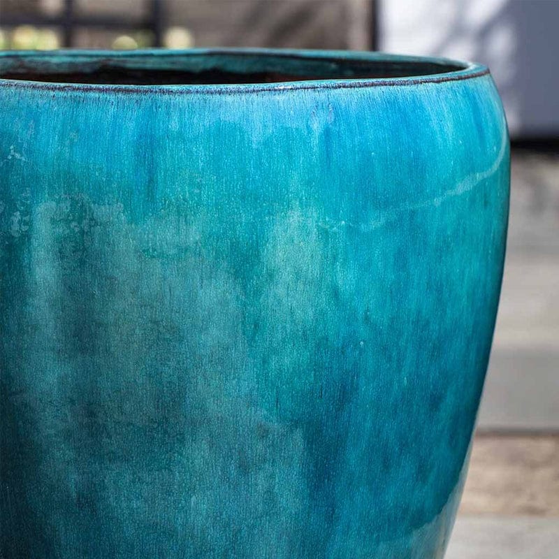 Ellesmere Planter Set of 3 in Aqua - Outdoor Art Pros