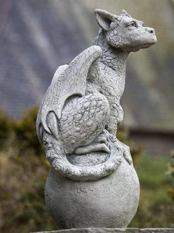 Eryl Cast Stone Garden Statue | Dragon Statue