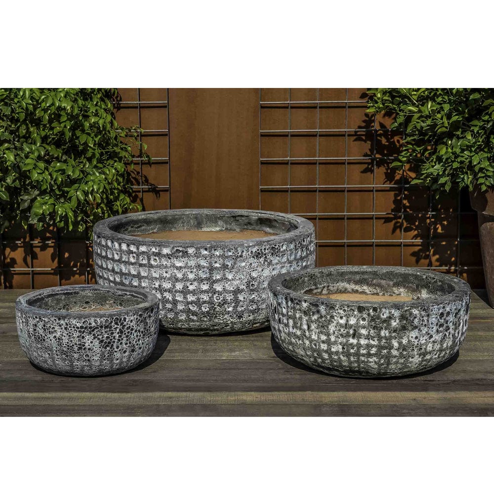 Escada Bowl Planter Nested Set of 3 | Angkor Glazed Collection
