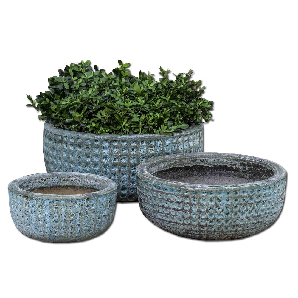 Escada Bowl Planter Nested Set of 3 | Angkor Glazed Collection
