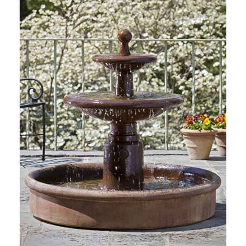Esplanade Two Tier Water Fountain - Outdoor Art Pros