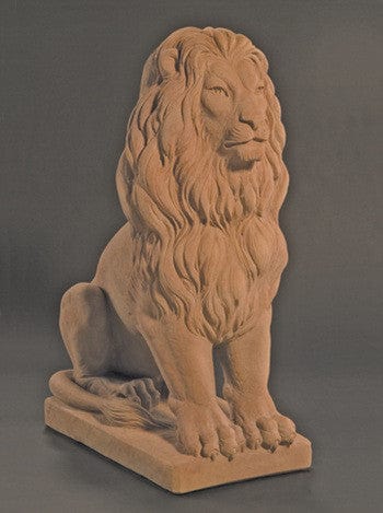 Estate Lion Outdoor Statue - Medium - Statuary -Outdoor Art Pros