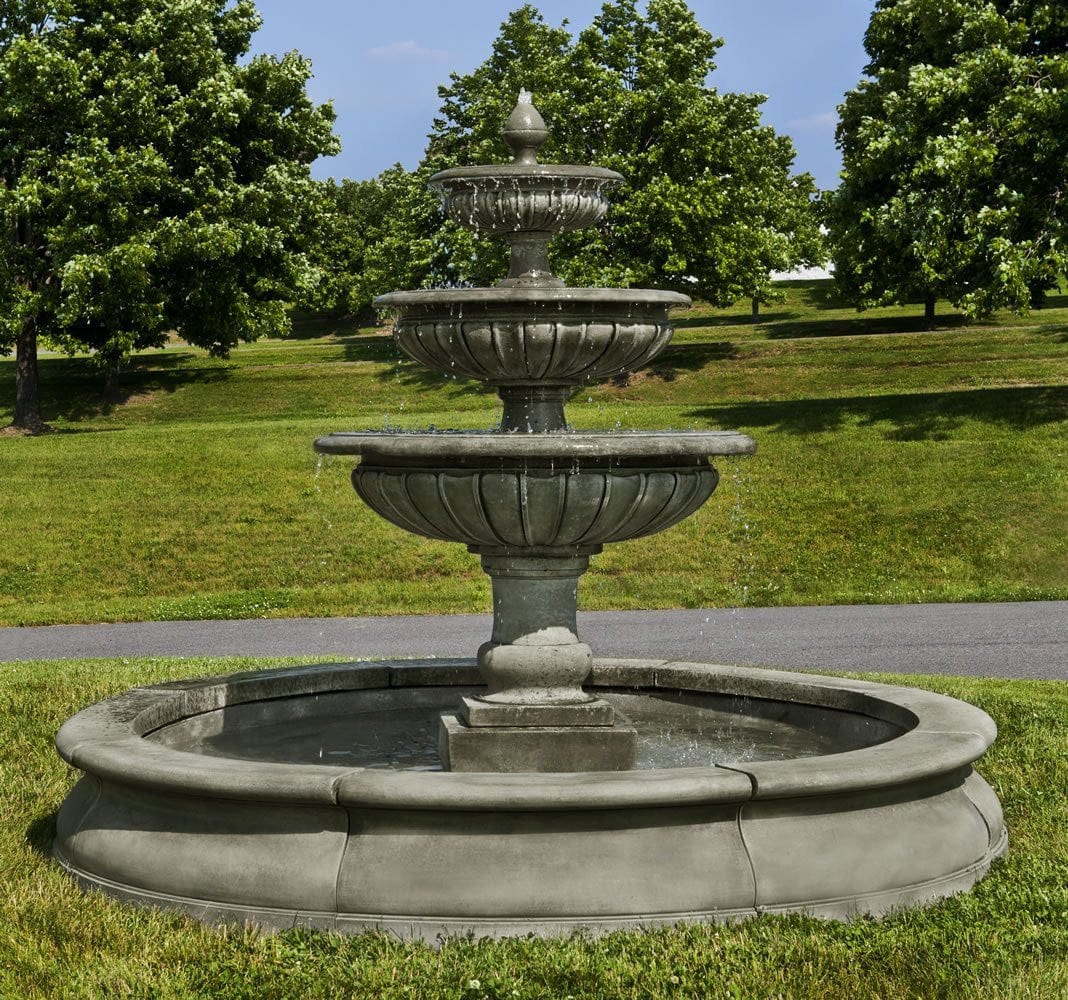 Estate Longvue Outdoor Water Fountain - Outdoor Art Pros