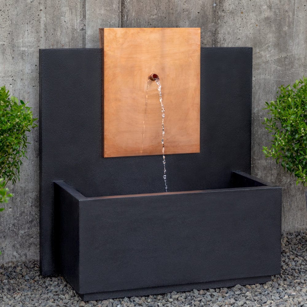 MC3 Wall Outdoor Fountain - Copper - Outdoor Art Pros