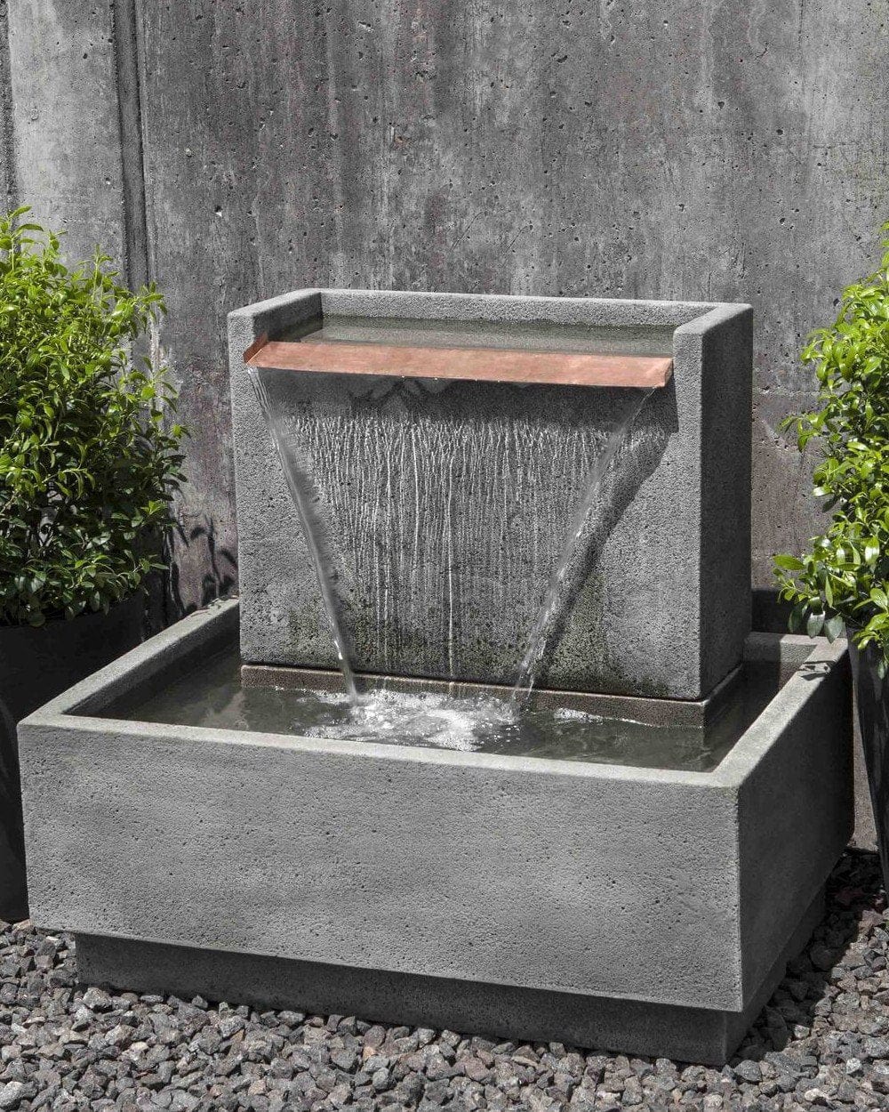 Falling Water II Garden Fountain - Outdoor Art Pros