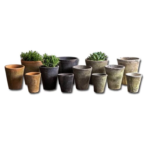 Farmer's Pot Tall Tapered Mixed Set of 24 - Outdoor Art Pros