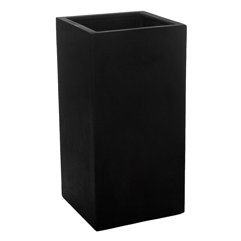 Farnley Column Planter 1836 in Onyx Black Lite® - Outdoor Art Pros