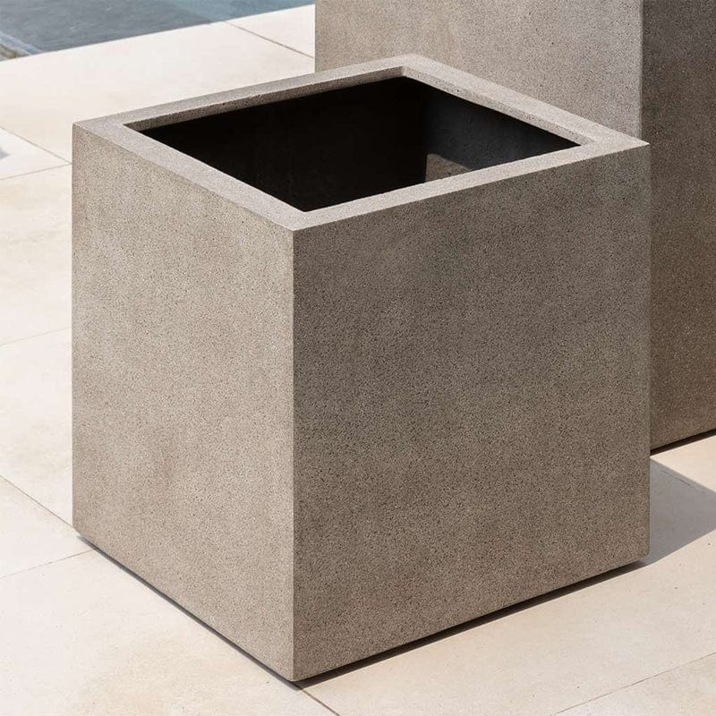 Farnley Cube Planter 2424 Riverstone Premium Lite - Outdoor Art Pros