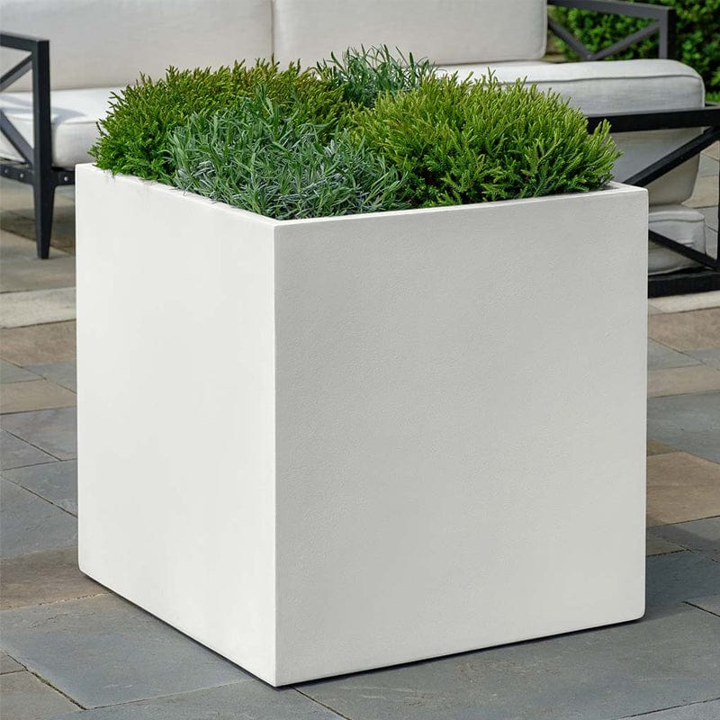 Farnley Cube Planter 2828 Stone Chalk Lite® - Outdoor Art Pros