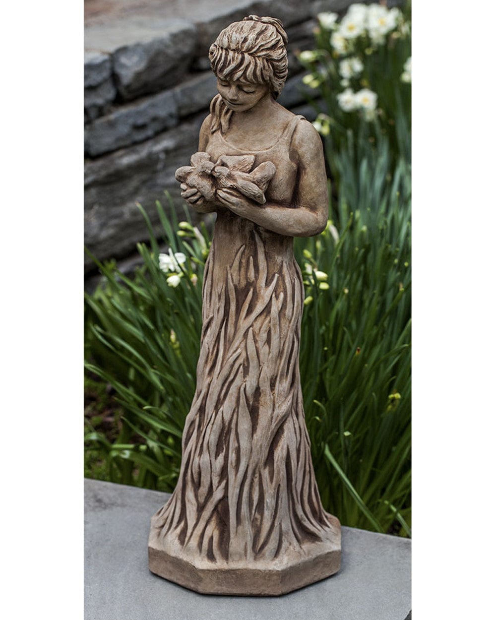 Fauna Cast Stone Garden Statue - Outdoor Art Pros