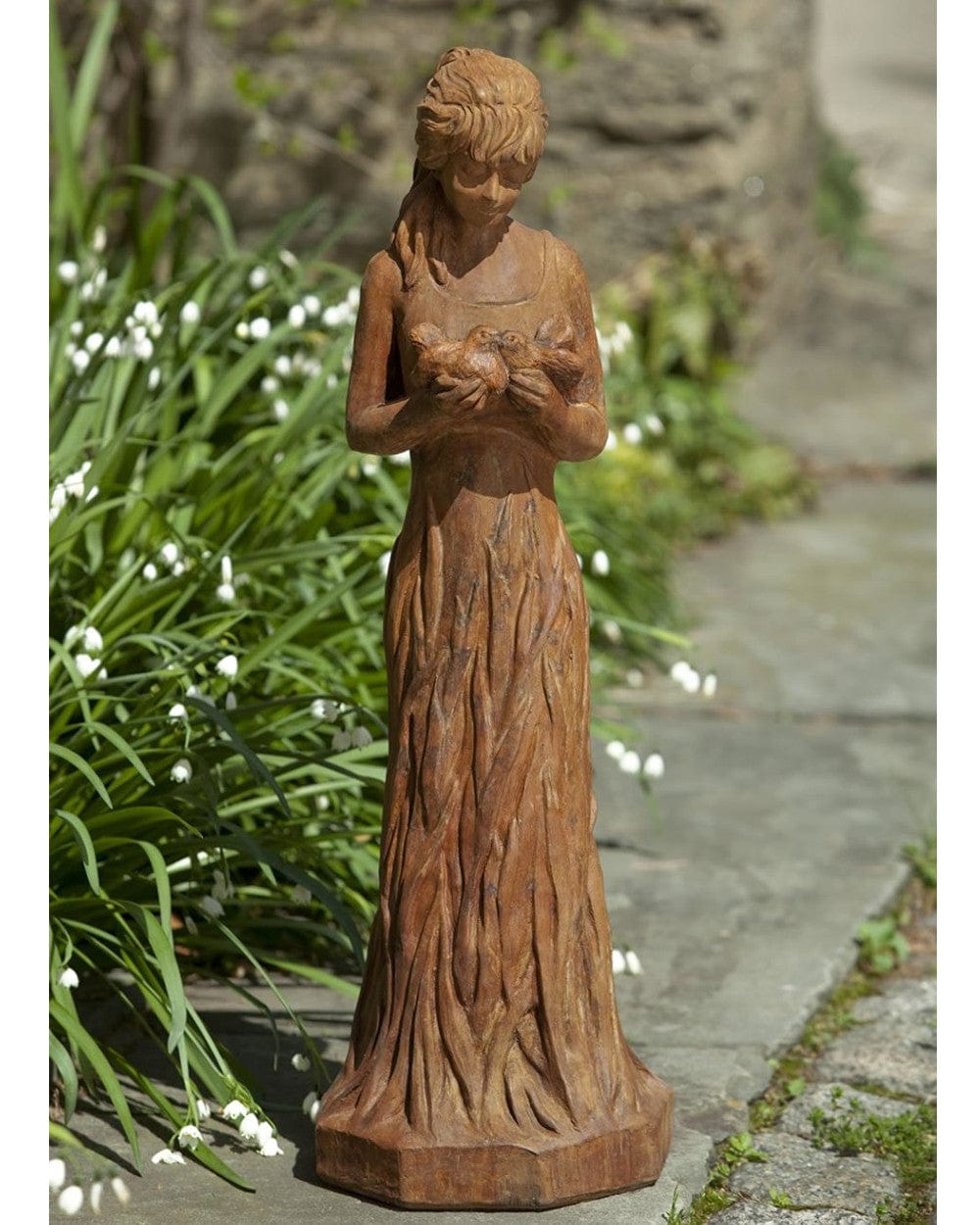 Fauna Cast Stone Garden Statue - Outdoor Art Pros