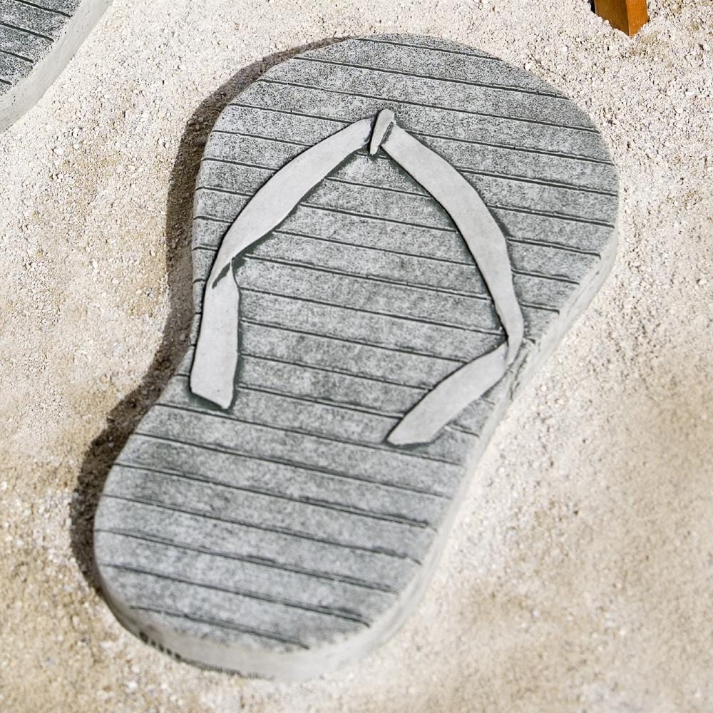 Flip Flop Stepping Stone - Right - Outdoor Art Pros