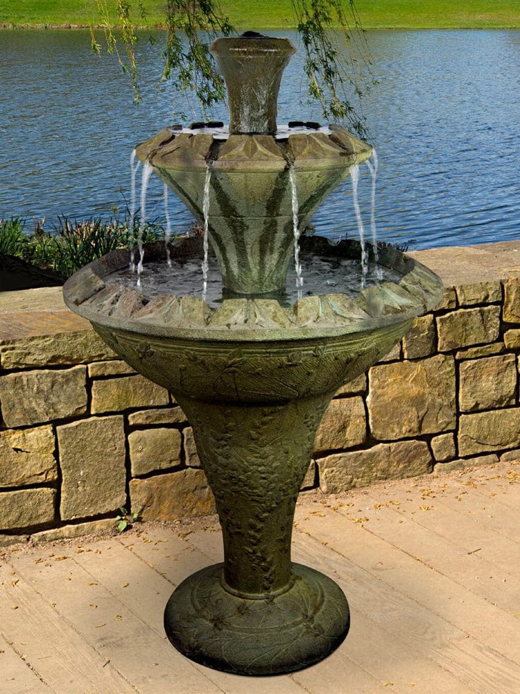 Flora Two-tier Fountain - Outdoor Art Pros