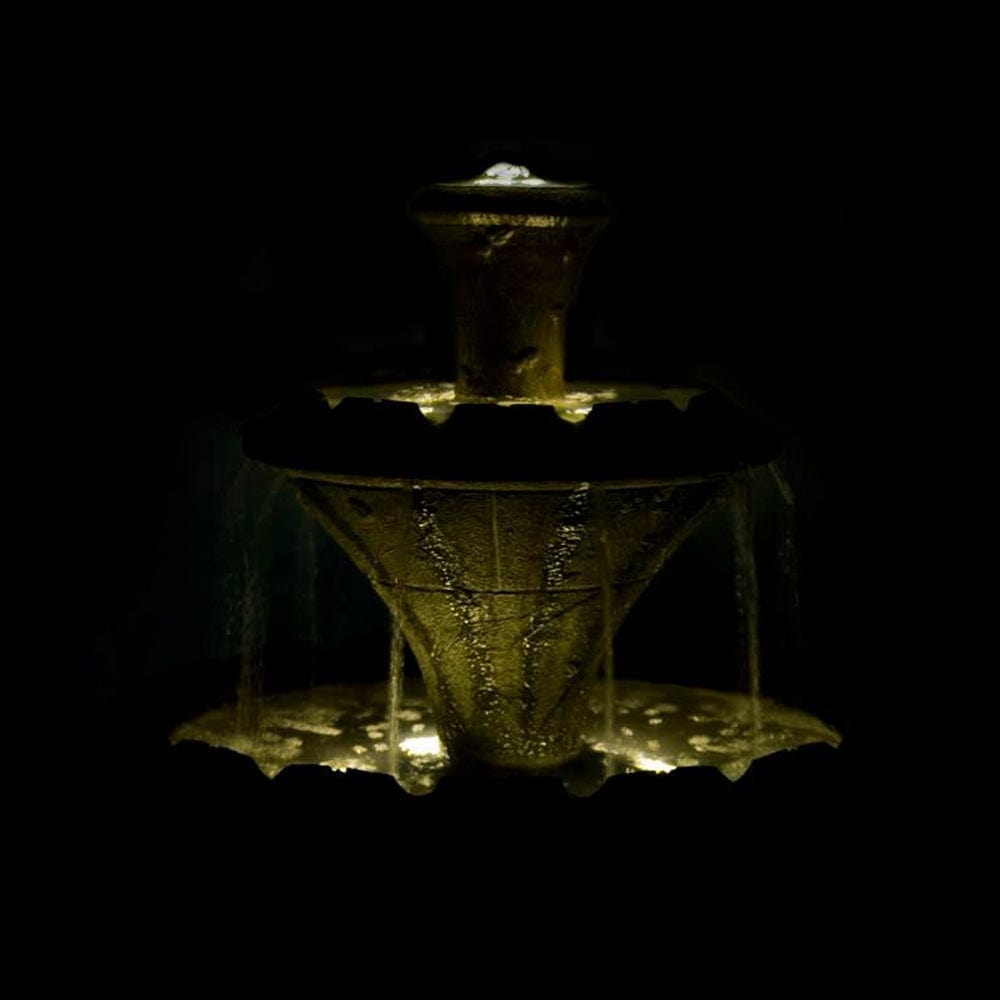 Flora Two-tier Fountain - Outdoor Art Pros