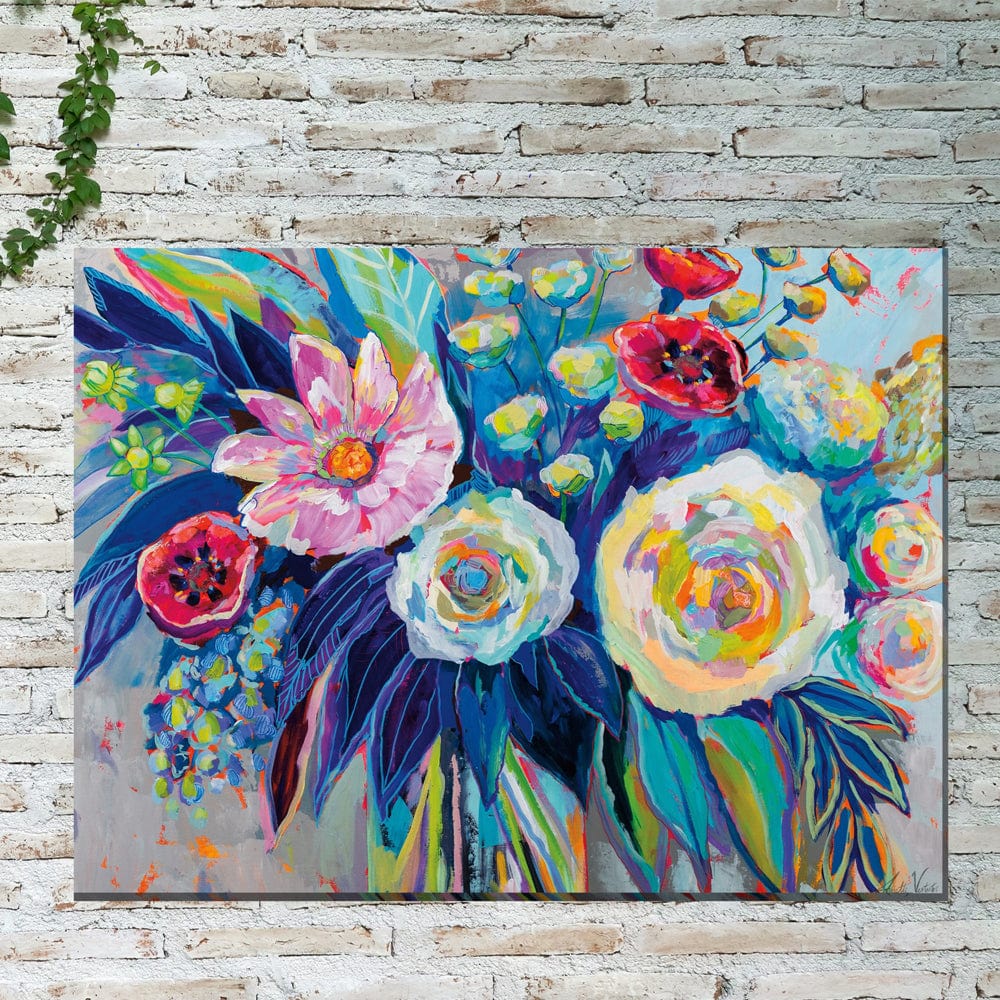 Floral Array Outdoor Canvas Art - Outdoor Art Pros
