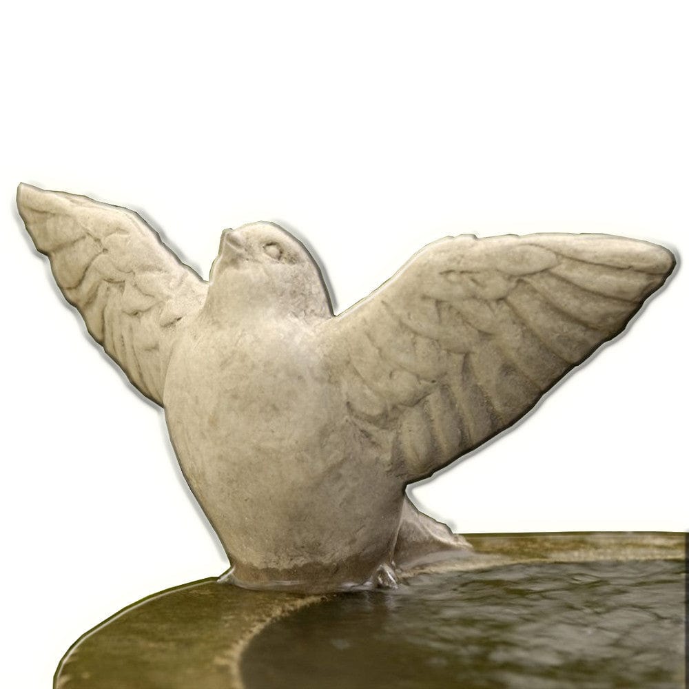 Flutter Cast Stone Garden Statue -Statuary - Outdoor Art Pros (Fountain NOT INCLUDED)