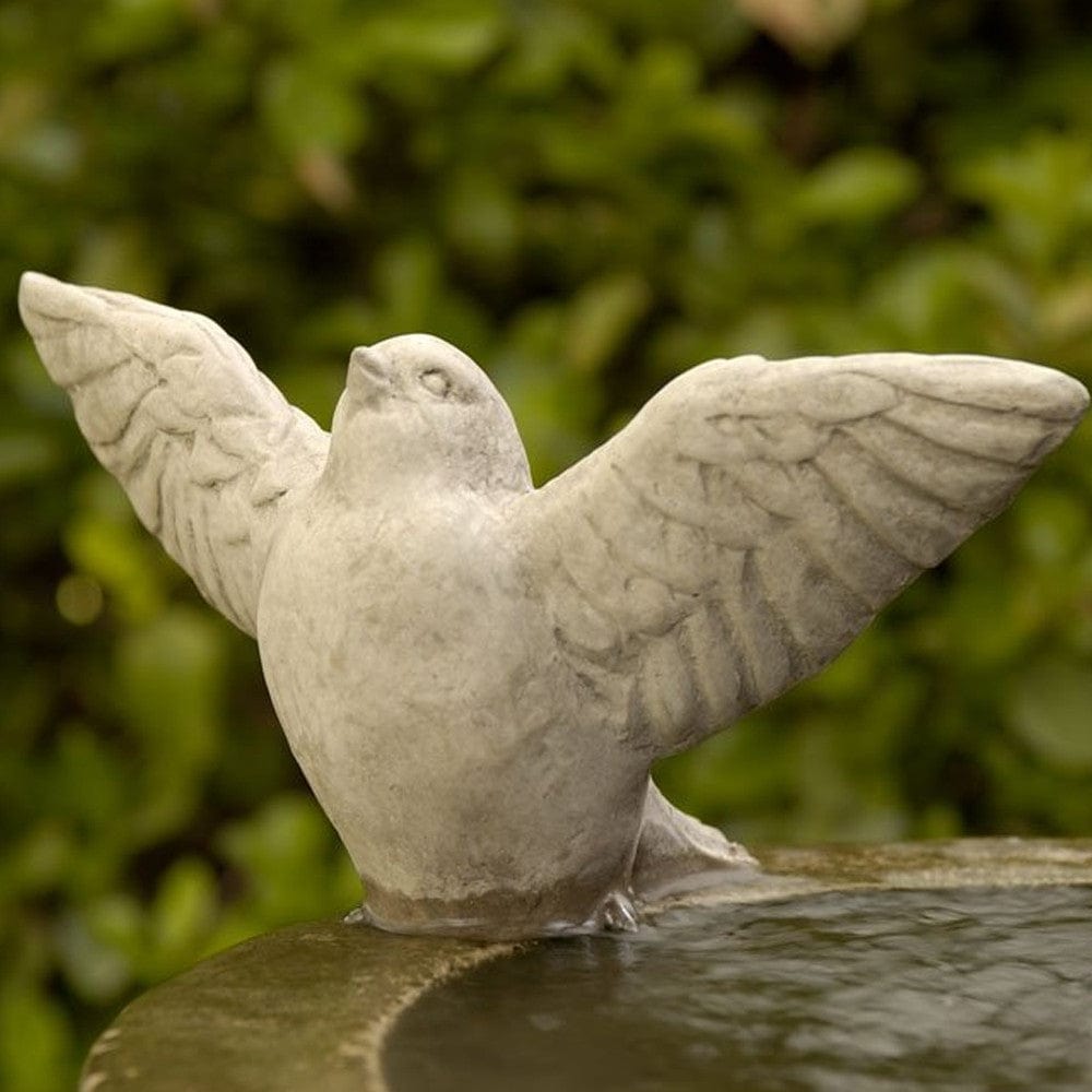 Flutter Cast Stone Garden Statue -Statuary - Outdoor Art Pros (Fountain NOT INCLUDED)