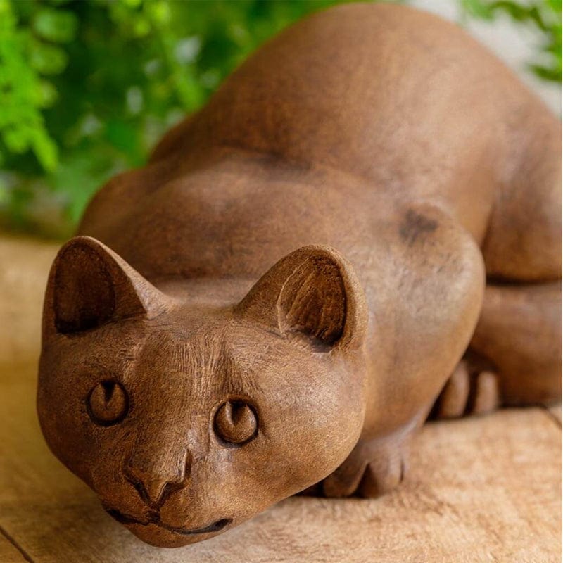 Folk Art Cat Statue - Outdoor Art Pros