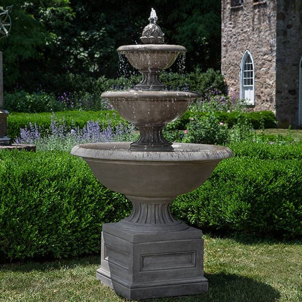 Fonthill Tiered Outdoor Water Fountain - Outdoor Art Pros