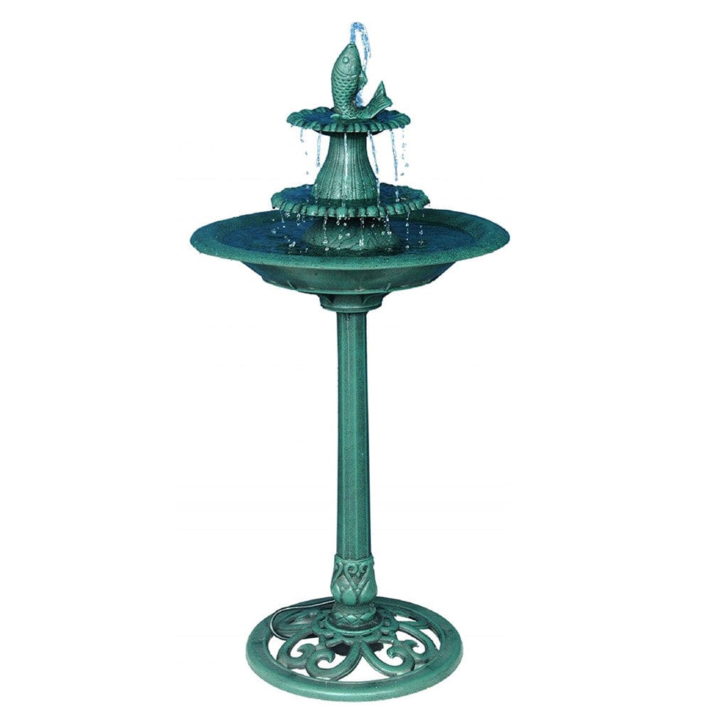 Alpine Fountain With Fish - Outdoor Art Pros
