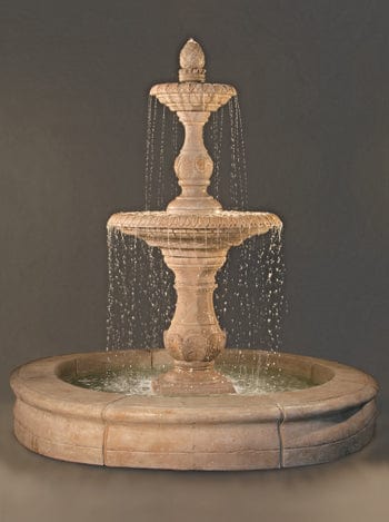 Four Seasons Fountain with Fiore Pond - Outdoor Art Pros