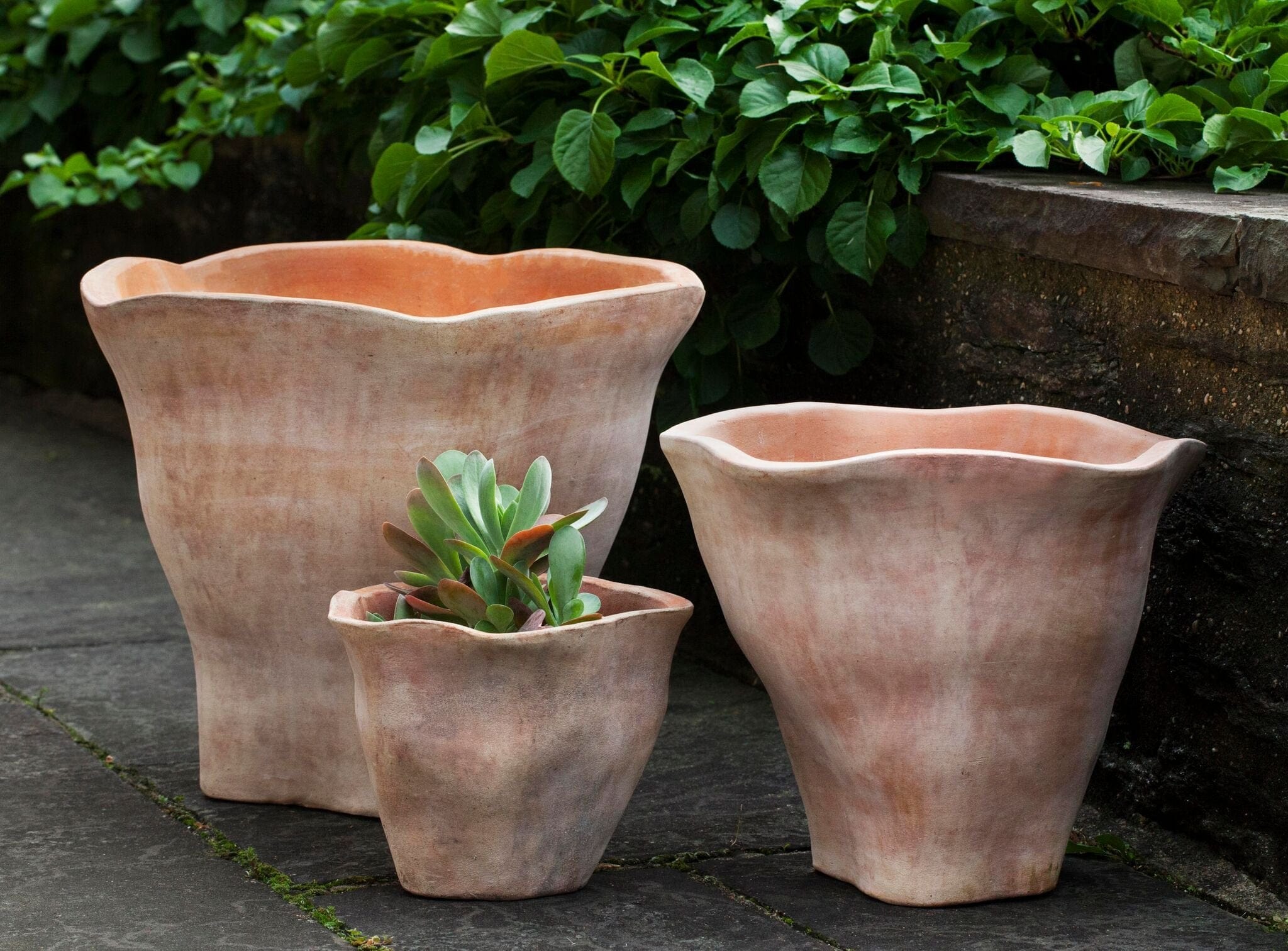 Foxglove Short Planter - Set of 3 - Outdoor Art Pros