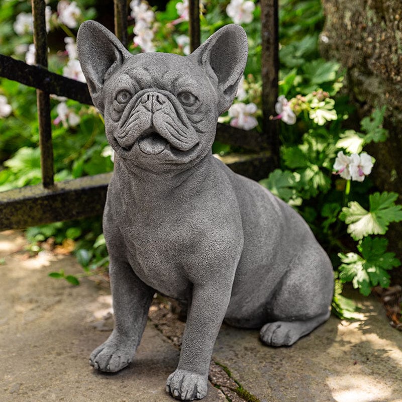 Frenchie Pup Garden Statue - Outdoor Art Pros
