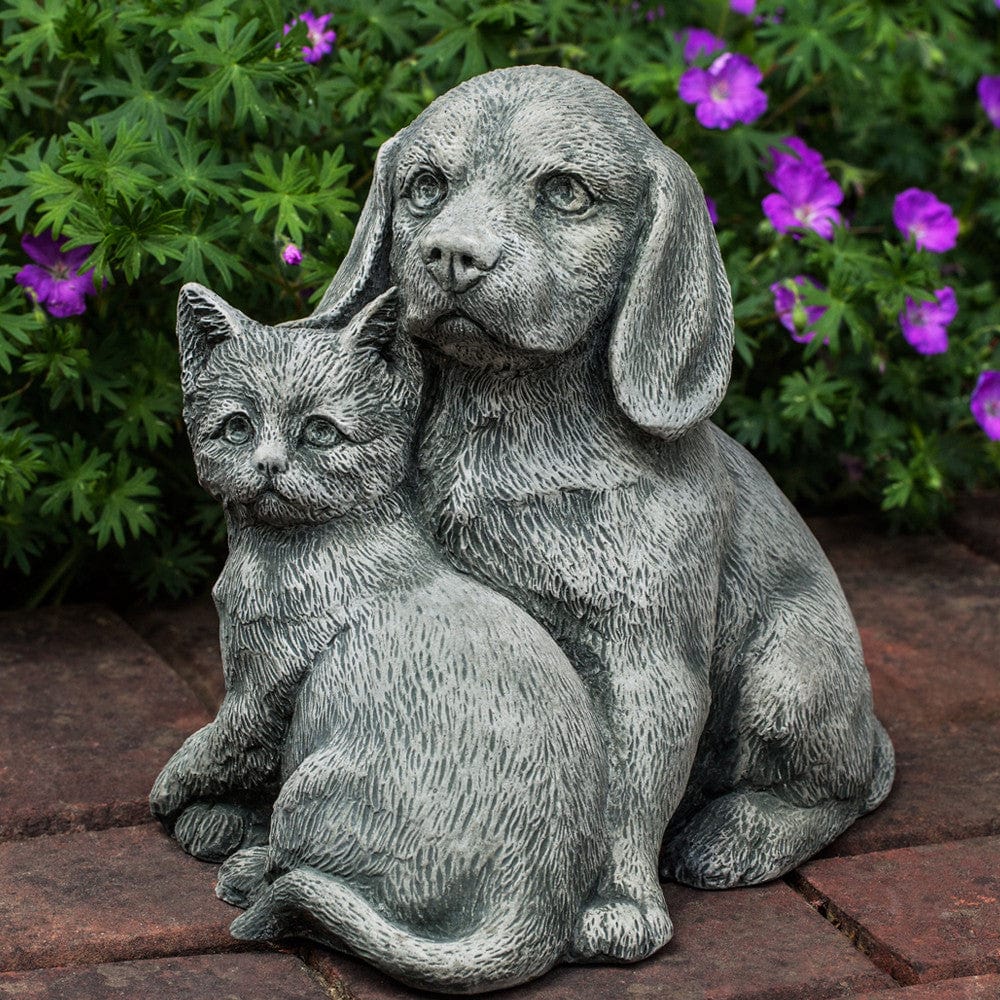 Fur Ever Friends Garden Statue -Statuary - Outdoor Art Pros