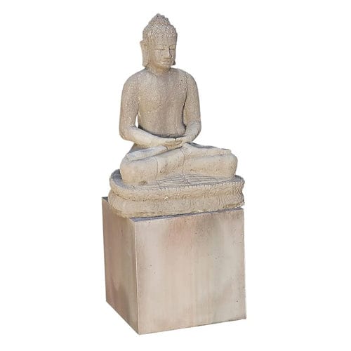 Sitting Buddha Garden Statue - Outdoor Art Pros