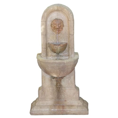 Lion Garden Water Fountain - Fountains - Outdoor Art Pros