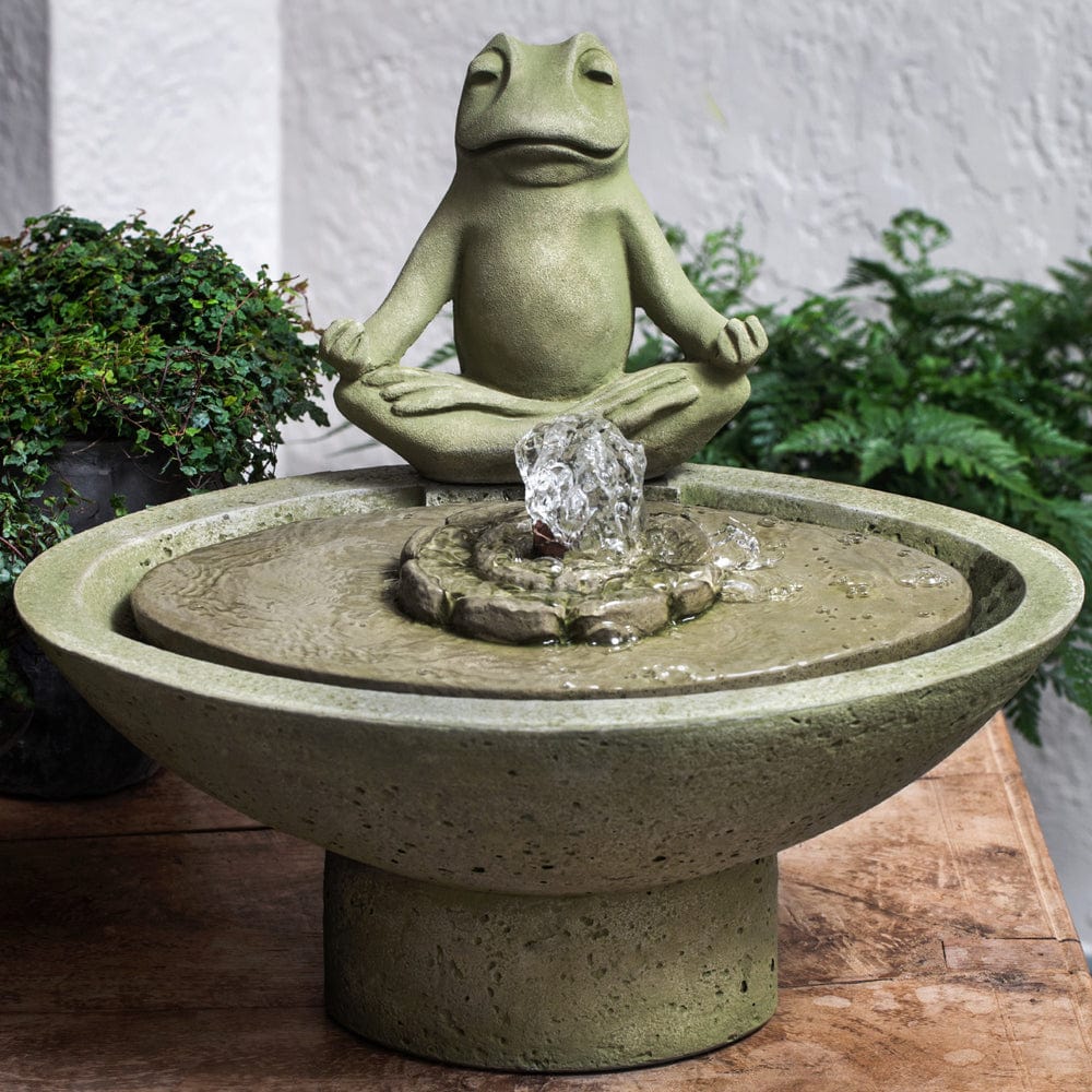 Garden Terrace Meditation Water Fountain - Outdoor Art Pros