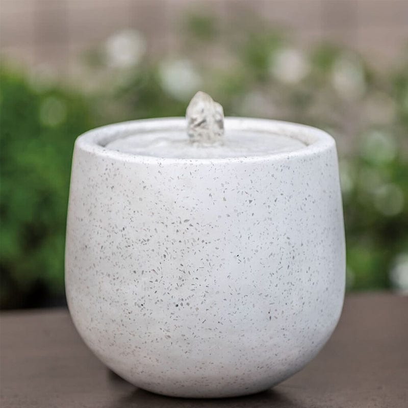 Geo Tabletop Fountain-Terrazzo - Outdoor Art Pros