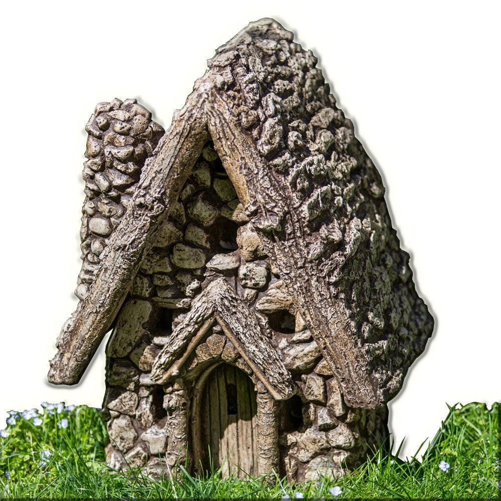 Gnome Sweet Home (2 pcs) Cast Stone Garden Statue - Outdoor Art Pros