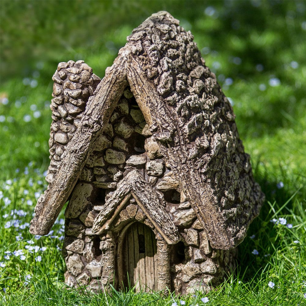 Gnome Sweet Home (2 pcs) Cast Stone Garden Statue - Outdoor Art Pros
