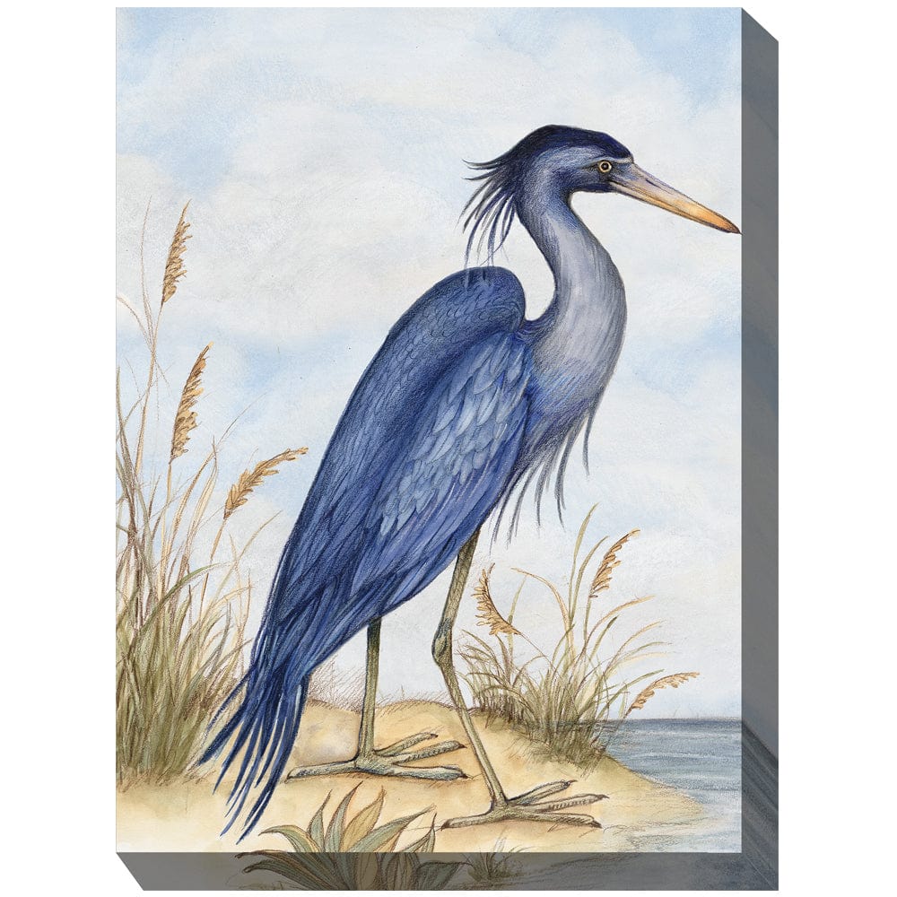 Great Blue Heron Outdoor Art - Outdoor Art Pros