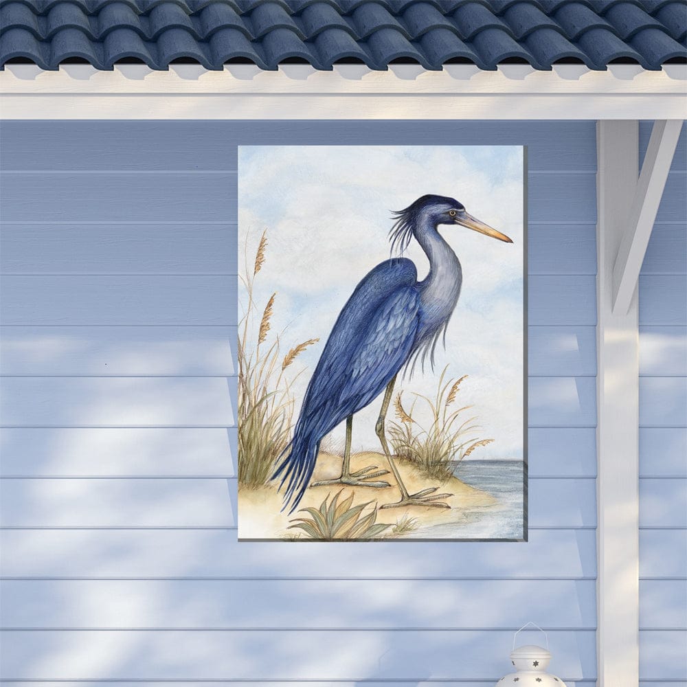 Great Blue Heron Outdoor Art - Outdoor Art Pros