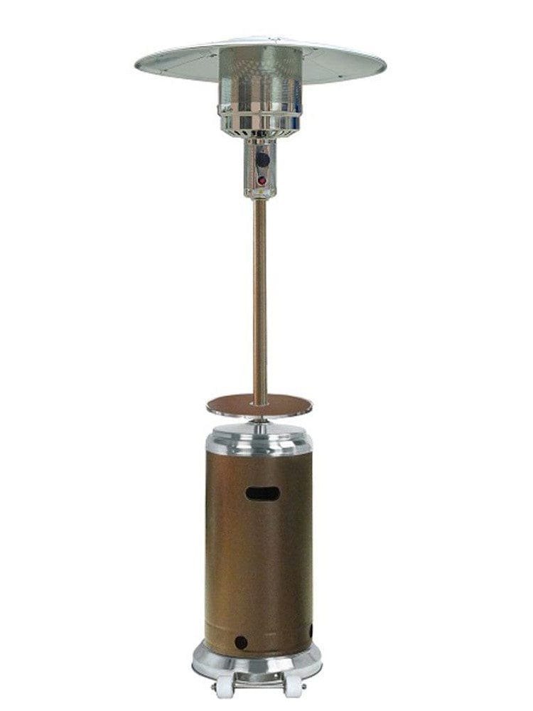 87" Hammered Bronze/Stainless Steel Outdoor Patio Heater - Outdoor Art Pros