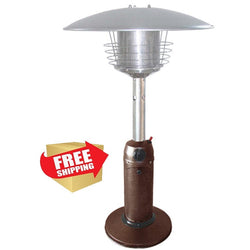 Black and Stainless Steel Tabletop Patio Heater