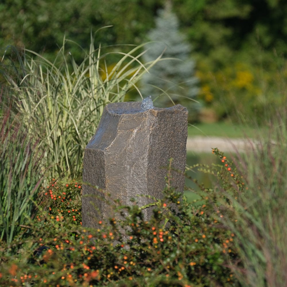 Hollow Springs Garden Rock Fountain - Outdoor Art Pros