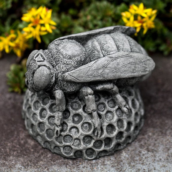 Honey Bee Cast Stone Garden Statue - Outdoor Art Pros