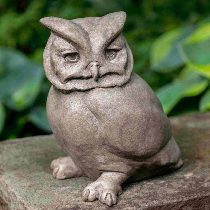 Hoot Owl Garden Statue - Outdoor Art Pros